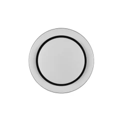 LED-loftslampe Atria, Ø 38 cm, sort, plast, CCT