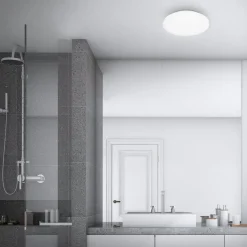 LED-loftslampe Case til badeværelset IP44 3.000K Ø 28cm