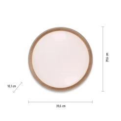 LED-loftslampe Emilia, tretrins dæmpbar, grå