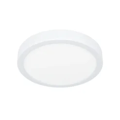 LED-loftslampe Fueva 5 IP44 3000K hvid Ø21cm