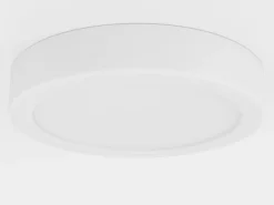 LED-loftslampe Fueva 5 IP44 3000K hvid Ø16cm