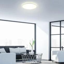 LED-loftslampe Slim, rund, 42 cm