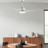 LED-loftventilator Barine med fjernbetjening, CCT