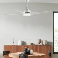 LED-loftventilator Barine med fjernbetjening, CCT