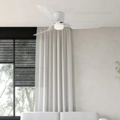 LED-loftventilator Brisa, fjernbetjening, 3.000 K
