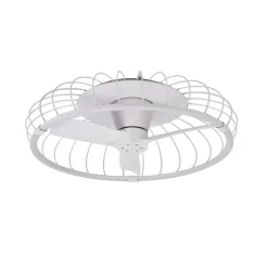 LED-loftventilator Nature, CCT App hvid