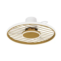 LED-loftventilator Soho træ DC-motor støjsvag Ø 66 cm CCT