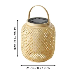 LED-lygte Marliano, lys træ, træ