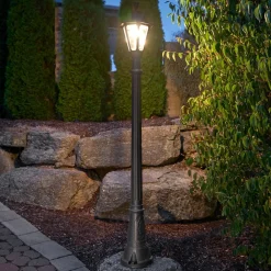 LED-lygtepæl Artu Rut, saltvandsresistent, IP55