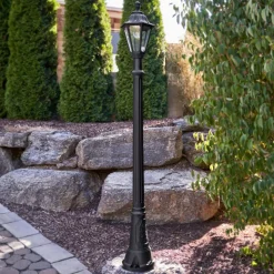 LED-lygtepæl Artu Rut, saltvandsresistent, IP55