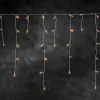 LED-lysgardin ice rain amber white 5m