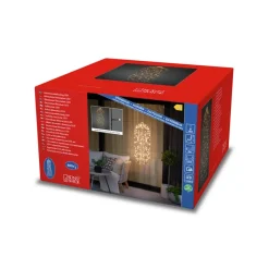 LED-lysgardin vandmand 2.600K 400 LED'er 95x30cm