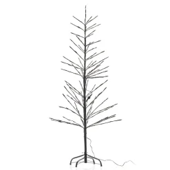 LED-lystræ, sort, 150 cm