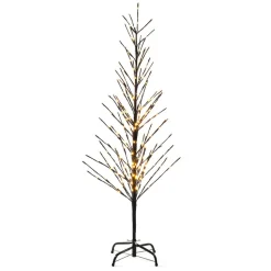 LED-lystræ, sort, 150 cm