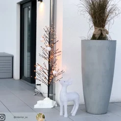 LED-lystræ, sort, 150 cm