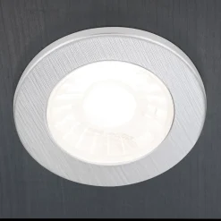 LED-møbelindbygningsspot Artist, sæt med 3, sølv