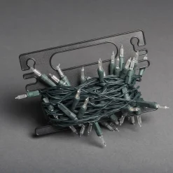 LED-minilyskæde med opvikler, 80 lyskilder