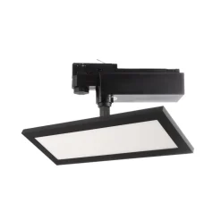 LED-panel TRACK LIGHT, sort, 3-faset, 4.000 K, tænd/sluk