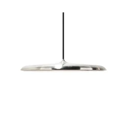 LED-pendellampe Artist, stålfarvet, Ø 40 cm, stål