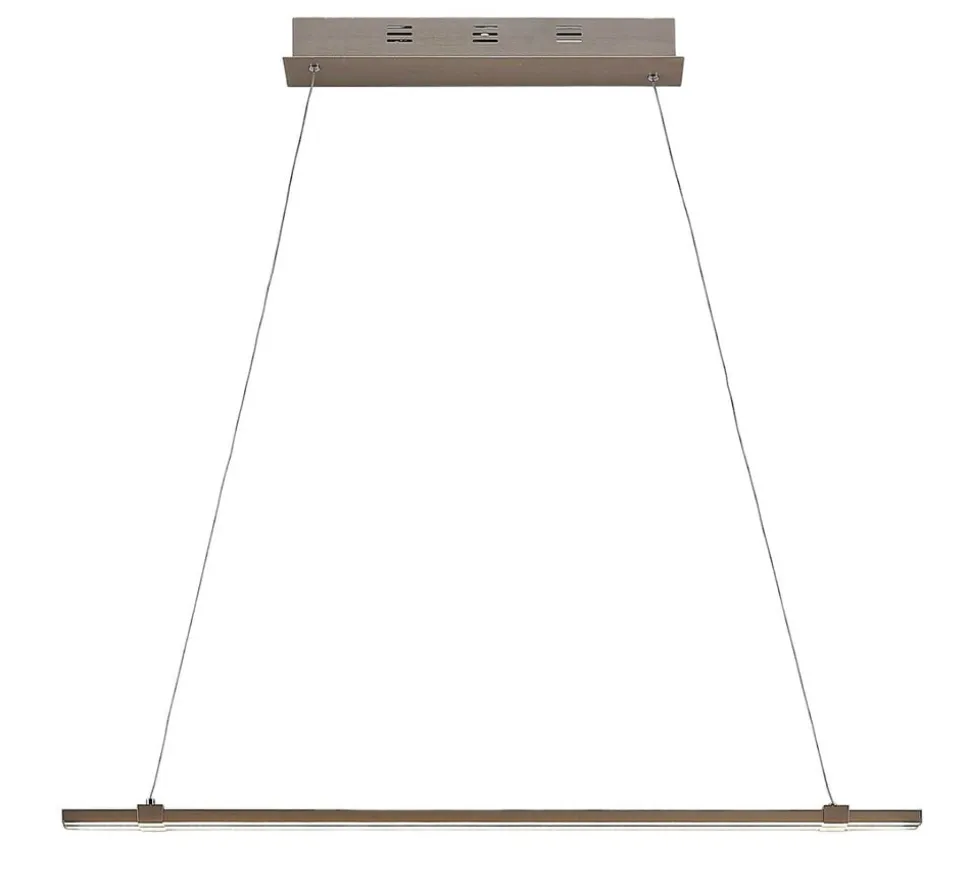 LED-pendellampe Tymon i bjælkeform, smal, udtræk