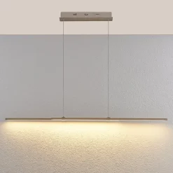 LED-pendellampe Tymon i bjælkeform, smal, udtræk