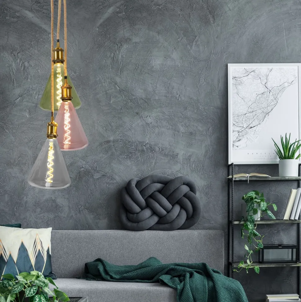 LED-pære Dilly E27 4W 2200K dæmpbar, grøntonet