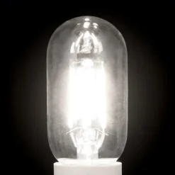 LED-pære E27 8 W filament T45 2.700 K. kan dæmpes