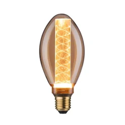 LED-pære E27 B75 4W Indre glød spiralmønster