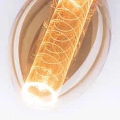 LED-pære E27 B75 4W Indre glød spiralmønster