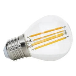 LED-pære E27 G45 4,5 W filament klar 827, dæmpes