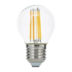 LED-pære E27 G45 4,5 W filament klar 827, dæmpes