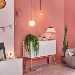 LED-pære E27 G125 827 6,5W Hovedspejl guld