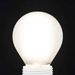 LED-pære E27 G45 4,5 W mat 827, kan dæmpes