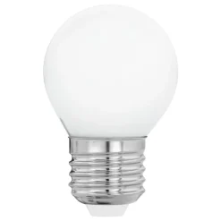 LED-pære E27 G45 4W, varmhvid, opal