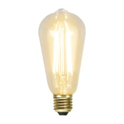 LED-pære E27 ST64 3,6W 2.100 K Soft Glow, dæmpbar