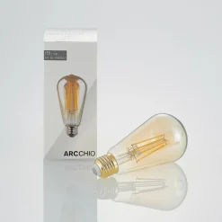 LED-pære E27 ST64 6,5W 2.500K ravfarvet 3-trins dæmper