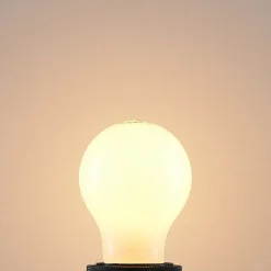 LED-pære E27 6W 2.700 K dæmpes opal 2 stk