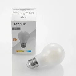 LED-pære E27 8W 2.700 K dæmpes opal 3 stk