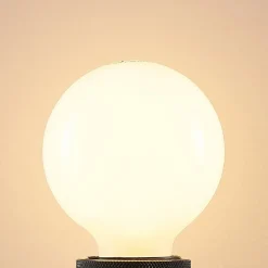 LED-pære E27 8W G80 2.700K dæmpbar, opal