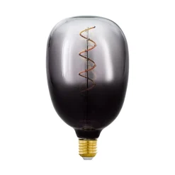 LED-pære E27 4W T120 1.800K Filament røgfarvet dæmpbar