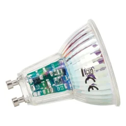 LED-reflektor GU10 MR16 5 W 38° 3.000K klar dæmpes