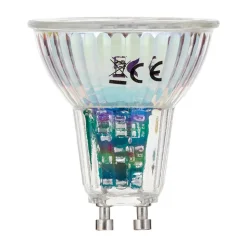 LED-reflektor GU10 MR16 5 W 38° 3.000K klar dæmpes