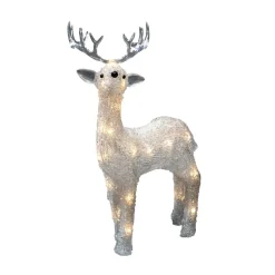 LED-rensdyrfigur udendørs IP44 klar 2.500K