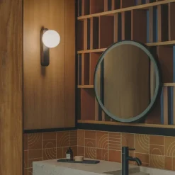 LEDS-C4 LED-væglampe Perlina, sort, stål