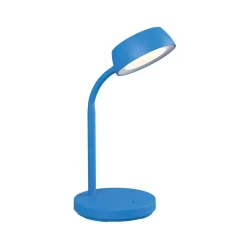 LED-skrivebordslampe MAULabby, blå, højde 30 cm