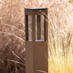 LED-solcellebelysning Tradition Sensor Corten 90 cm