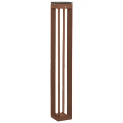 LED-solcellelampe Borne med sensor, 90 cm, corten