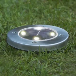 LED-solcellelampe Lawnlight, med jordspyd
