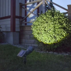 LED-solcellelampe Powerspot, justerbart panel