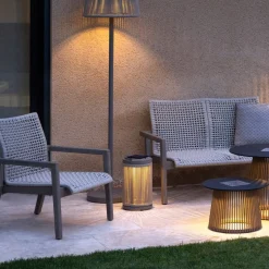 LED-solcellelampe Rop&Strip højde 40 cm, 3.000 K, 500 lm